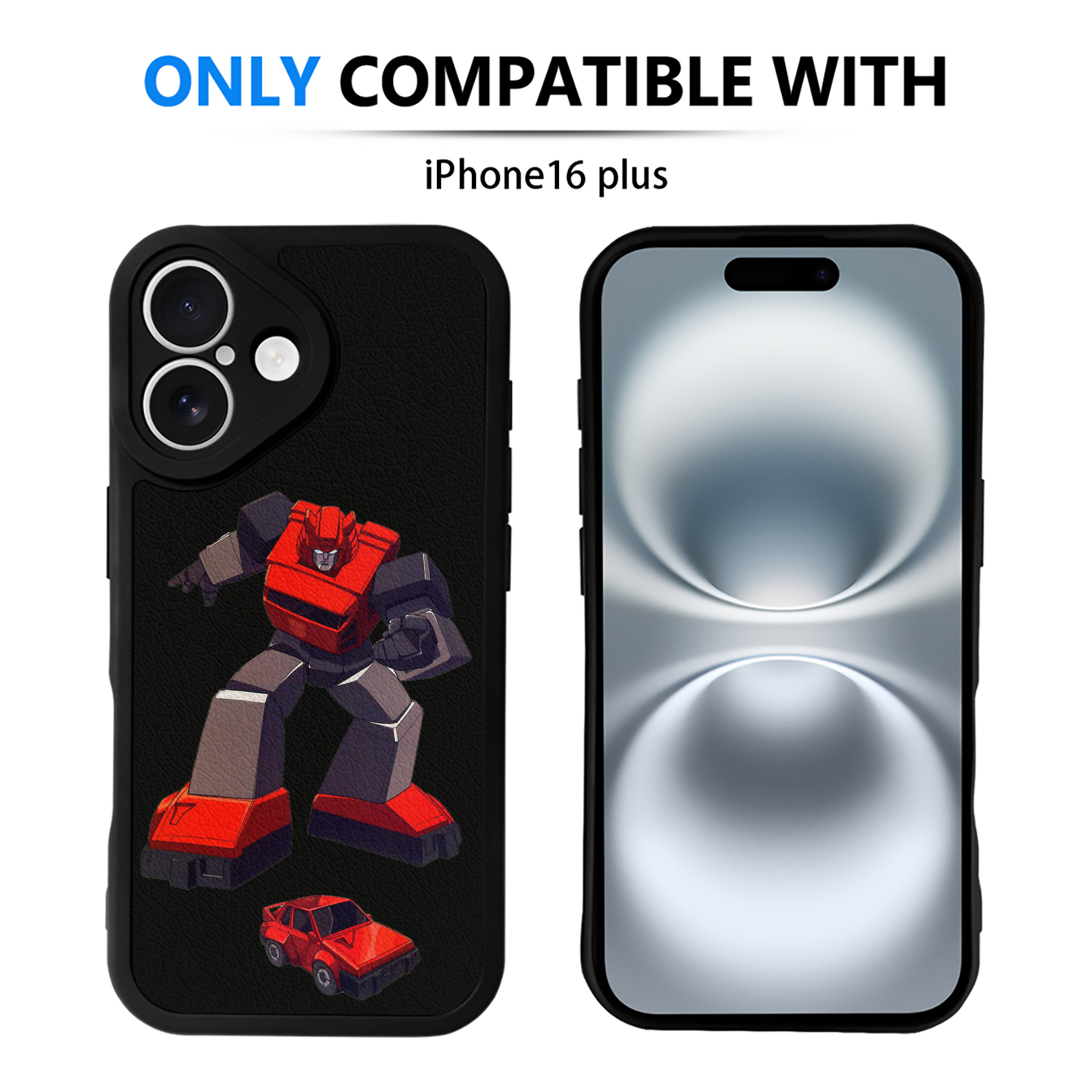 （画像用）  【iPhone 16シリーズ対応】シリコンスマホケース（レザー調） 材質：シリコン